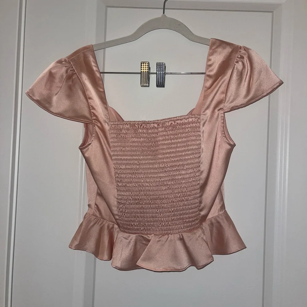 SUPERDOWN Pink Corset Top - Picture 2 of 4